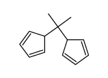 5-(2-cyclopenta-2,4-dien-1-ylpropan-2-yl)cyclopenta-1,3-diene结构式