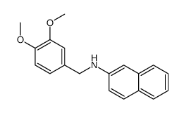 N-[(3,4-dimethoxyphenyl)methyl]naphthalen-2-amine Structure