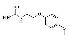 1-[2-(p-Methoxyphenoxy)ethyl]guanidine Structure