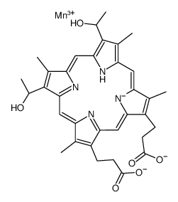 manganese (III) hematoporphyrin结构式