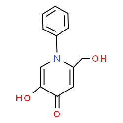 5-hydroxy-2-(hydroxymethyl)-1-phenylpyridin-4(1h)-one picture