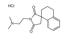 1'-[2-(dimethylamino)ethyl]spiro[2,3-dihydro-1H-naphthalene-4,3'-pyrrolidine]-2',5'-dione,hydrochloride Structure