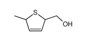 2-hydroxymethyl-5-methyl-2,5-dihydrothiophene结构式