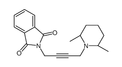 cis-N-(4-(2,6-Dimethylpiperidino)but-2-ynyl)phthalimide structure