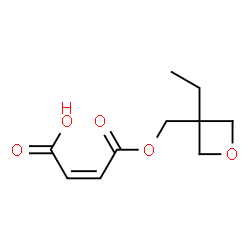 2-Butenedioicacid(2Z)-,mono[(3-ethyl-3-oxetanyl)methyl]ester(9CI) structure