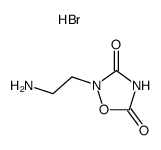 2-(2-aminoethyl)-1,2,4-oxadiazolidine-3,5-dione hydrobromide Structure