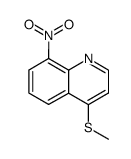 4-methylsulfanyl-8-nitro-quinoline Structure