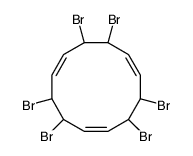 3,4,7,8,11,12-hexabromocyclododeca-1,5,9-triene结构式