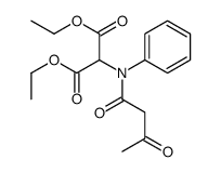 diethyl 2-[N-(3-oxobutanoyl)anilino]propanedioate结构式