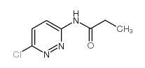 Propanamide, N-(6-chloro-3-pyridazinyl)- Structure