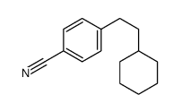 4-(2-cyclohexylethyl)benzonitrile结构式