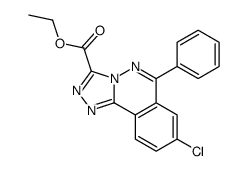 ethyl 8-chloro-6-phenyl-[1,2,4]triazolo[3,4-a]phthalazine-3-carboxylate结构式