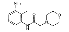 N-(3-amino-2-methylphenyl)-2-morpholinoacetamide Structure