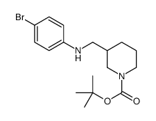 1-BOC-3-[(4-BROMO-PHENYLAMINO)-METHYL]-PIPERIDINE Structure