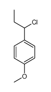 1-(1-chloropropyl)-4-methoxybenzene结构式