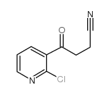 4-(2-CHLORO-3-PYRIDYL)-4-OXOBUTYRONITRILE结构式