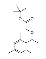 tert-butyl 2-[1-(2,4,6-trimethylphenyl)ethoxy]acetate Structure