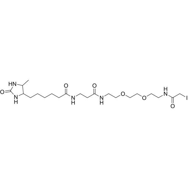 Desthiobiotin polyethyleneoxide iodoacetamide结构式