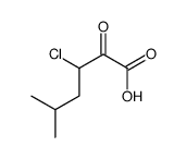 3-chloro-5-methyl-2-oxohexanoic acid结构式