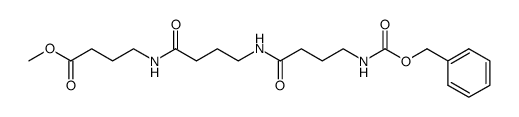 methyl 3,8,13-trioxo-1-phenyl-2-oxa-4,9,14-triazaoctadecan-18-oate Structure