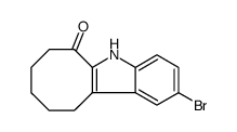 6H-Cyclooct[b]indol-6-one, 2-bromo-5,7,8,9,10,11-hexahydro Structure