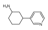 trans-3-(3-pyridyl)cyclohexylamine Structure