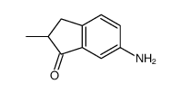 6-amino-2-methyl-2,3-dihydroinden-1-one结构式