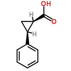 2-Phenylcyclopropanecarboxylic acid Structure