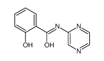 2-hydroxy-N-pyrazin-2-ylbenzamide Structure