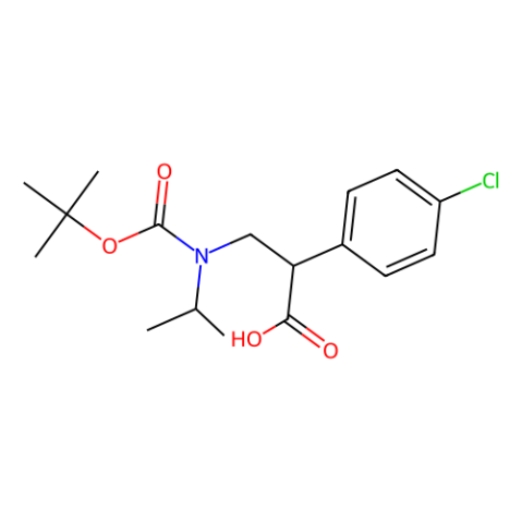 3-(tert-butoxycarbonyl(isopropyl)amino)-2-(4-chlorophenyl)propanoic acid picture