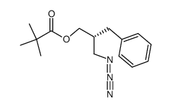 (2R)-3-azido-2-benzylpropyl pivalate Structure