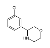 3-(3-chlorophenyl)morpholine Structure