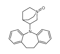 3-(10,11-dihydro-5H-dibenzo[b,f]azepin-5-yl)quinuclidine 1-oxide Structure