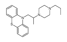 Phenothiazine, 10-(2-(4-propyl-1-piperazinyl)propyl)- Structure