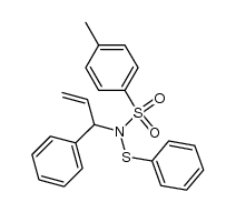 benzenesulfenyl-(1-phenyl-allyl)-(toluene-4-sulfonyl)-amine Structure