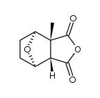 (3aR)-3a,4,5,6,7,7aα-Hexahydro-3aα-methyl-4β,7β-epoxyisobenzofuran-1,3-dione结构式