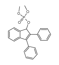 2,3-diphenylinden-1-yl dimethyl phosphate Structure