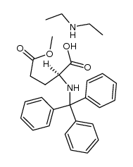 N-Trityl-L-glutaminsaeure-γ-methylester * Diethylamin Structure