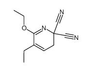 2,2(3H)-Pyridinedicarbonitrile,6-ethoxy-5-ethyl-(9CI)结构式