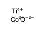 cobalt(2+),oxygen(2-),titanium(4+)结构式