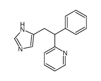 Pyridine, 2-(2-(1H-imidazol-4-yl)-1-phenylethyl)- structure