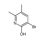 3-bromo-5,6-dimethyl-2(1H)-pyridinone(SALTDATA: FREE)结构式