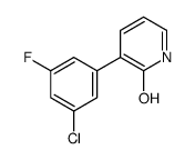 3-(3-chloro-5-fluorophenyl)-1H-pyridin-2-one Structure