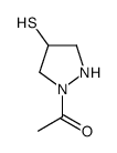 4-Pyrazolidinethiol, 1-acetyl- (9CI) structure