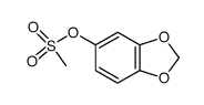 3,4-methylenedioxyphenyl mesylate Structure