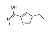 1H-Imidazole-4-carboxamide,1-ethyl-N-methyl-(9CI) Structure