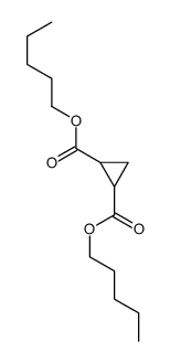 dipentyl cyclopropane-1,2-dicarboxylate Structure