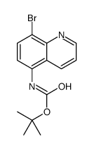 5-(N-BOC-Amino)-8-bromoquinoline结构式