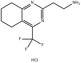 2-(4-Trifluoromethyl-5,6,7,8-tetrahydro-quinazolin-2-yl)-ethylamine hydrochloride Structure