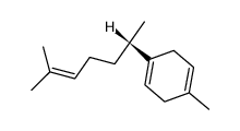 (6S)-2-methyl-6-(4-methyl-cyclohexa-1,4-dienyl)-hept-2-ene Structure